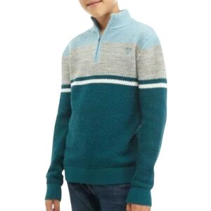 Boys Chaps Quarter Zip Sweater Sz Small